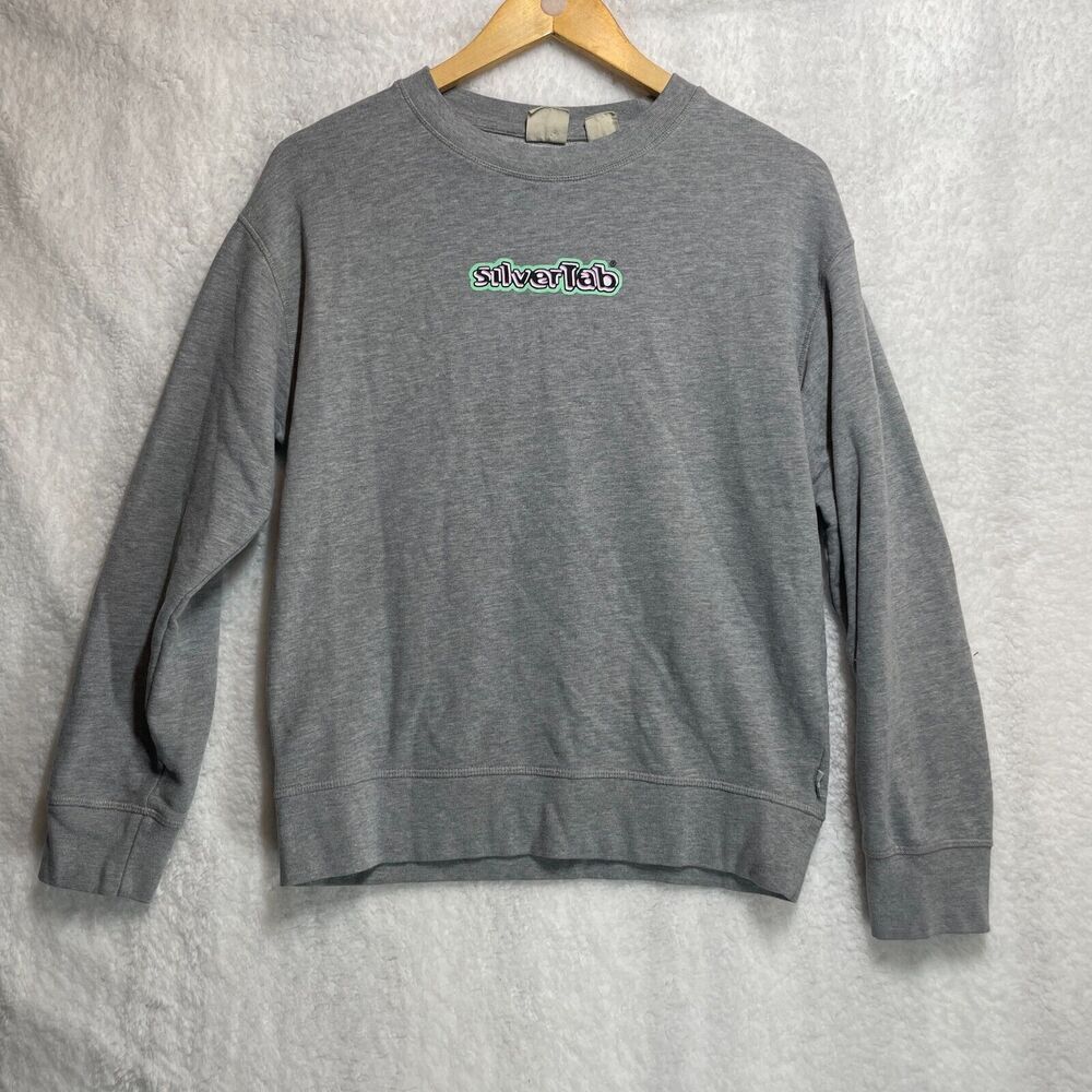 Levi’s Silvertab‎ Graphic Sweatshirt Small Gray Minimalist Casual Streetwear